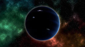 An artist’s depiction of the hypothesized “Planet Nine” (© stock.adobe.com)